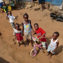 African kids in Freetown